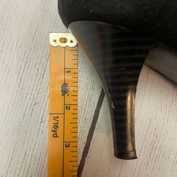 Tall Black Heel Boots - Picture 6 of 13